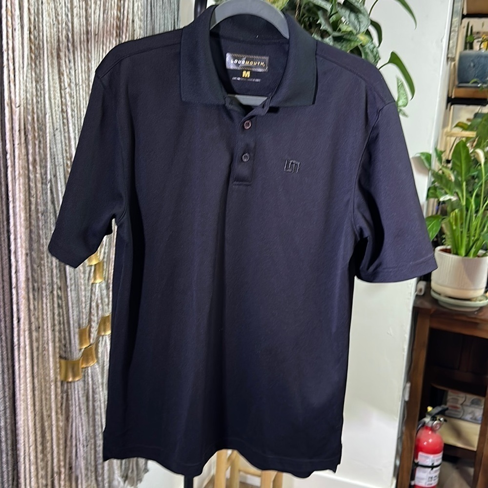 Loudmouth Heritage Black Polo